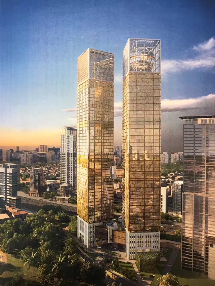 印度尼西亚Indonesia 1 Towers双子塔幕墙AYX爱体育